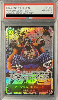 【PSA10】マーシャル・D・ティーチ(コミパラ/コミックパラレル)(OP09-093)[SR-SP]