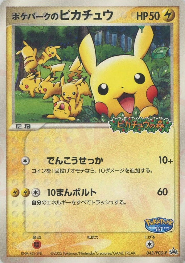 ポケパークのピカチュウ(043/PCG-P)[PROMO]【PCGシリーズ】
