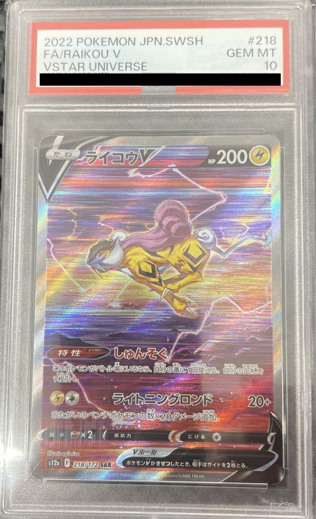 【PSA10】ライコウV(218/172)[SAR]