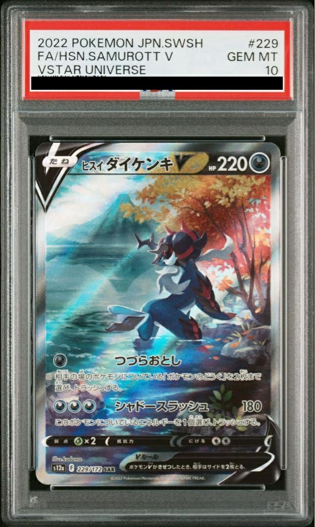 【PSA10】ヒスイダイケンキV(229/172)[SAR]