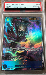 【PSA10】右足前)サンジ(OP06-119)[SEC-P(シークレットパラレル)]
