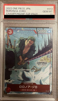 【PSA10】ロロノア・ゾロ(チャンピオンシップ2022 予選 ベスト16記念品)(ST01-013)[SR-P(パラレル)]