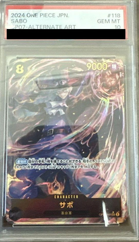 【PSA10】サボ(OP07-118)[SEC-P]