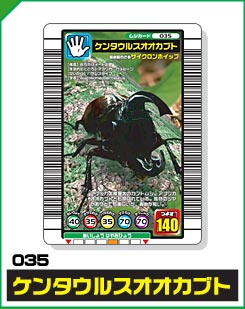 ケンタウルスオオカブト（035）［未確定］