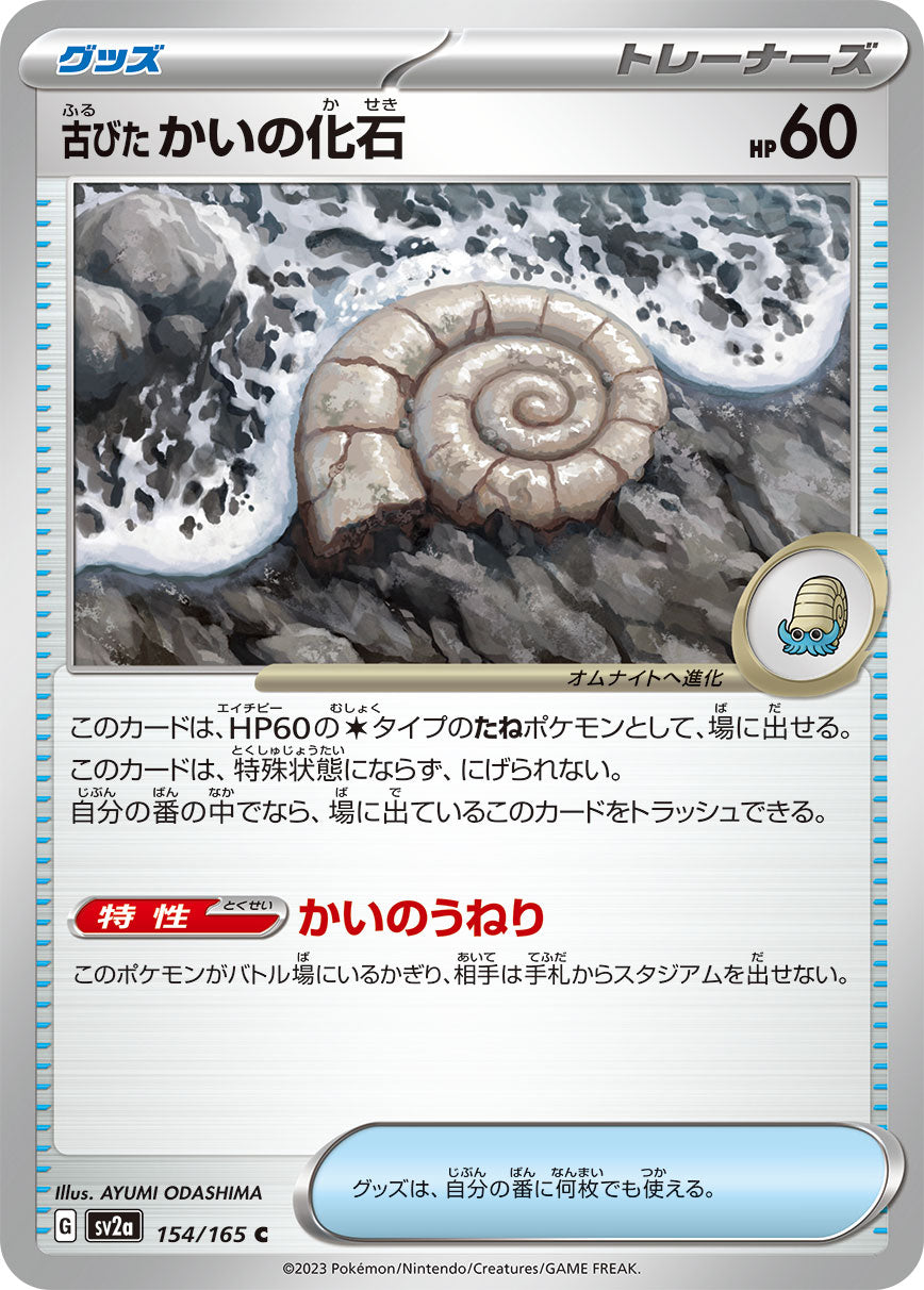 古びたかいの化石（154/165）［-］