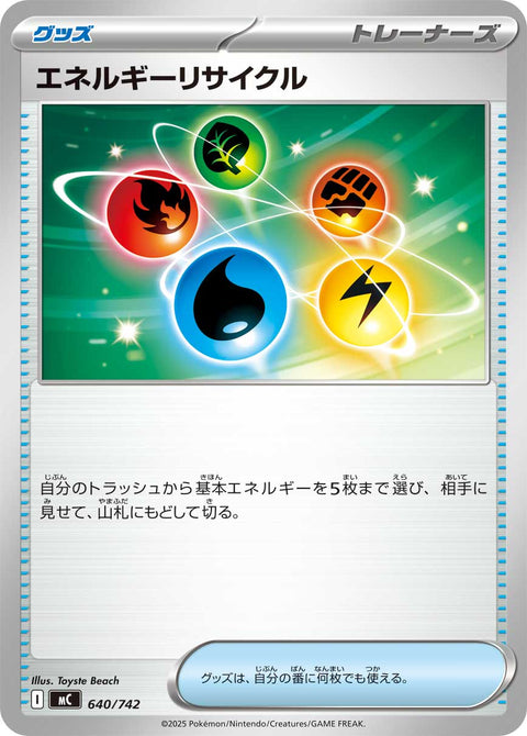 エネルギーリサイクル（640/742）［-］