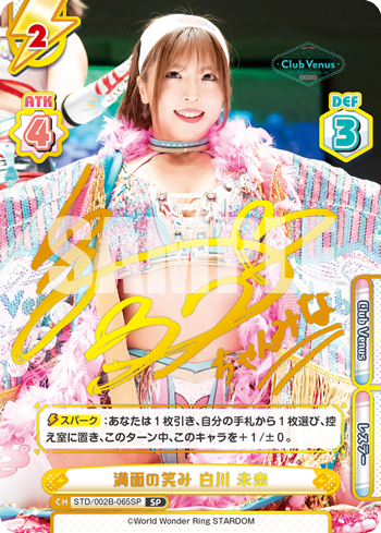 満面の笑み 白川 未奈（STD/002B-065SP）
