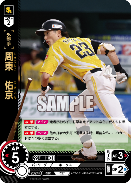 周東 佑京 TBP01-H18 OR [TBP01H/standard]