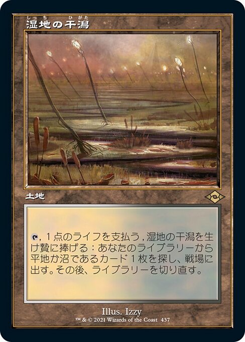 湿地の干潟（MH2 437・フォイル・日本語）