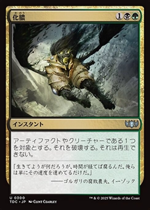 化膿（TDC 300・通常・日本語）