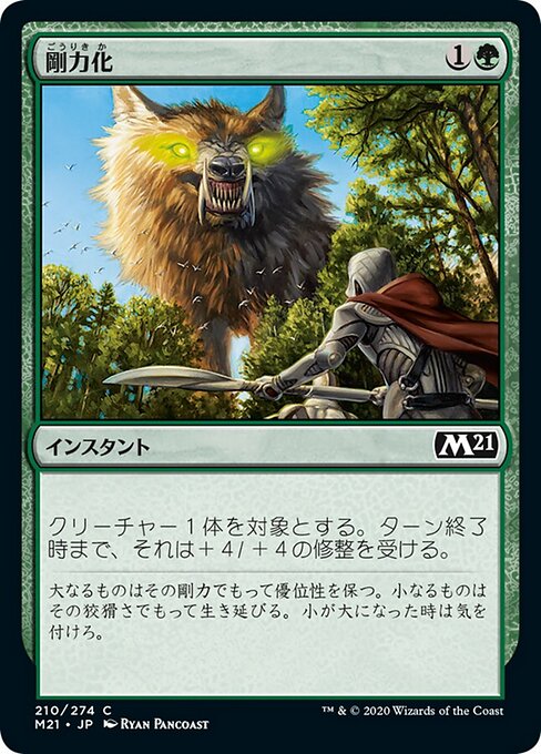 剛力化（M21 210・通常・日本語）