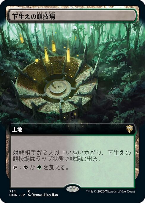 下生えの競技場（CMR 714・フォイル・日本語）