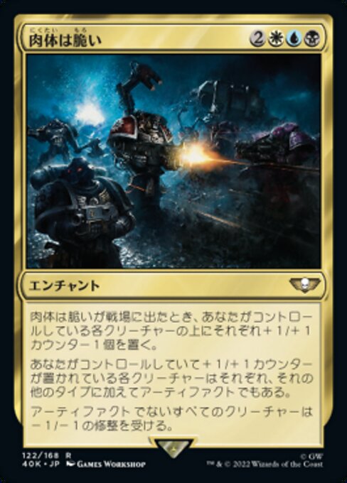 肉体は脆い（40K 122・通常・日本語）