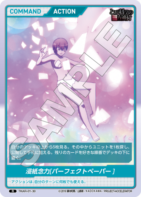 とある科学の一方通行 TKAR-01-30 R [divinecross-tkar-01/standard]