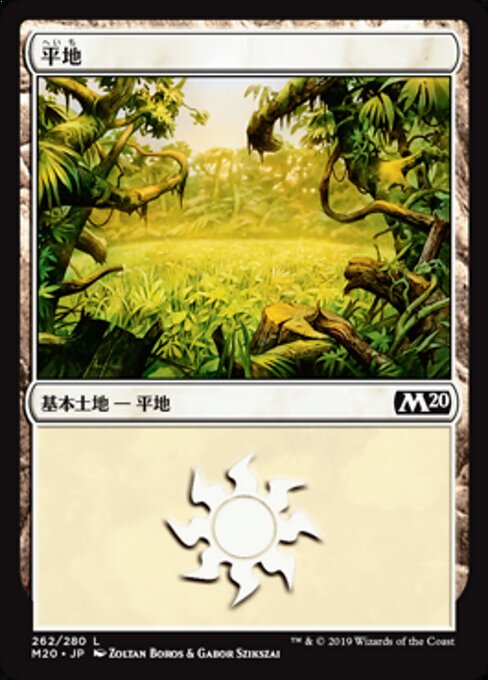 平地（M20 262・フォイル・日本語）
