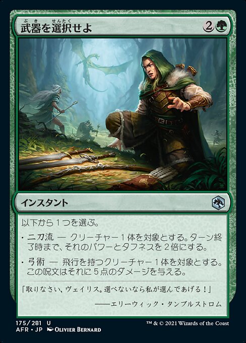 武器を選択せよ（AFR 175・通常・日本語）