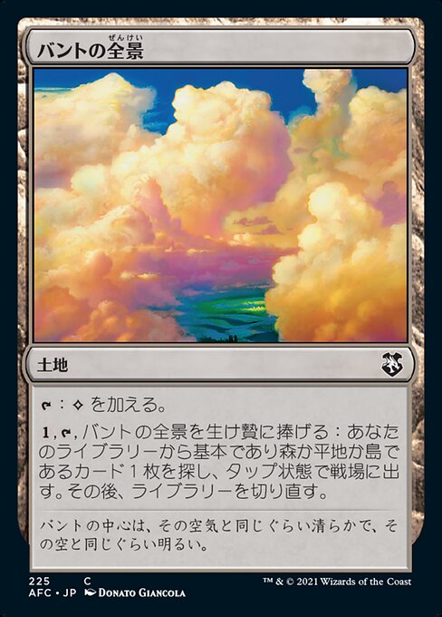 バントの全景（AFC 225・通常・日本語）
