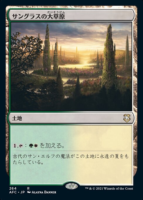 サングラスの大草原（AFC 264・通常・日本語）