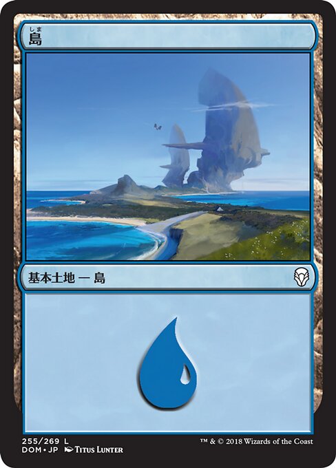 島（DOM 255・フォイル・日本語）