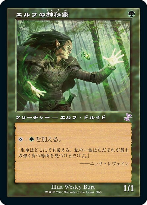 エルフの神秘家（TSR 360・通常・日本語）
