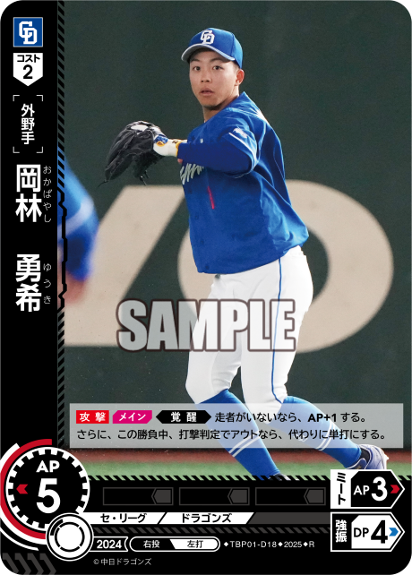 岡林 勇希 TBP01-D18 R [TBP01D/standard]