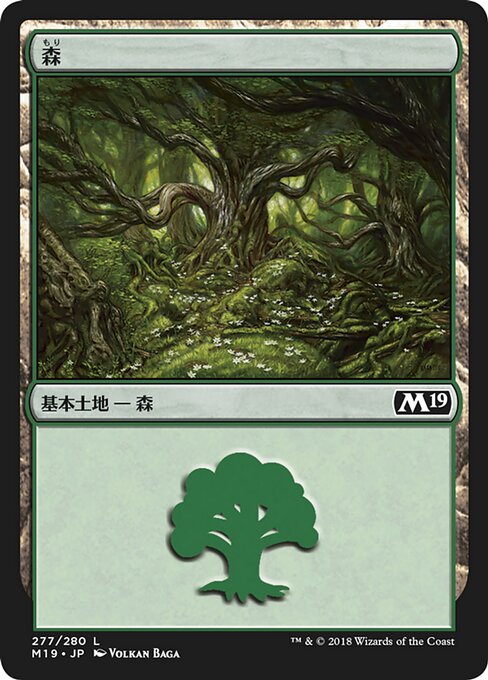 森（M19 277・フォイル・日本語）