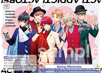 Spring Memories（A3!/01S-015）［SD］