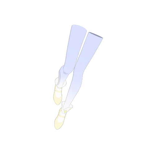 きらきらくらげピュアホワイト / シューズ（APR1-077）［★4］