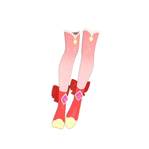 ゴージャスビジューレッド / シューズ（APR1-111）［★3］