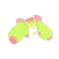 ふわもこかいじゅうグリーン / トップス（APR1-117）［★3］