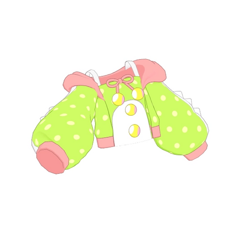 ふわもこかいじゅうグリーン / トップス（APR1-117）［★3］
