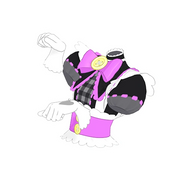 うさぎぬいぐるみブラック / トップス（APR5-104）［★3］