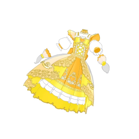 シンデレラのラララ あきちゃん コーデ / ワンピ（APR6-090）［★3］