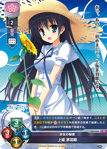少女の秘密 上坂 茅羽耶（LO-1660）