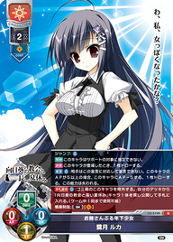 お姉さんぶる年下少女 鷺月 ルカ（LO-5749）