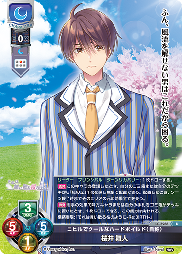 ニヒルでクールなハードボイルド(自称) 桜井 舞人（LO-5988）