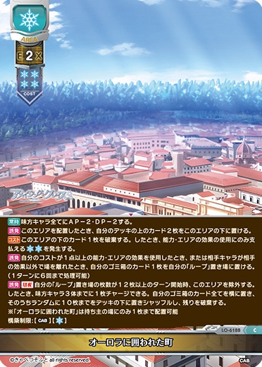 オーロラに囲われた町（LO-6188）