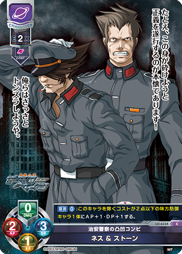 治安警察の凸凹コンビ ネス & ストーン（LO-6334）