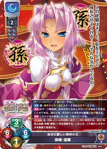 自分に厳しい孫呉の王 孫権・蓮華（LO-6405）