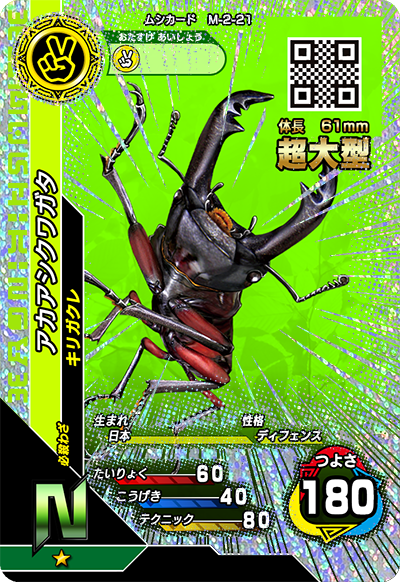 アカアシクワガタ（M-2-21）［N］
