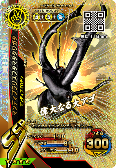 マンディブラリスフタマタクワガタ（M-G2-02）［SSR］
