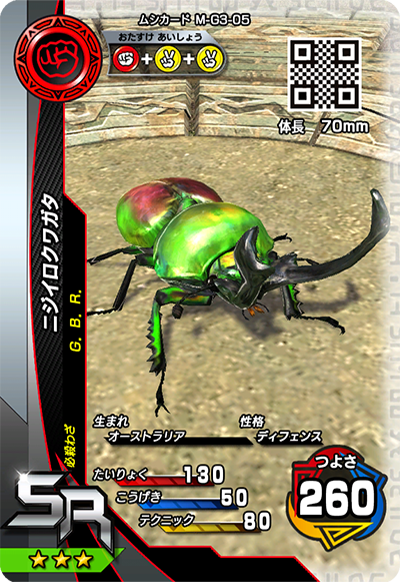 ニジイロクワガタ（M-G3-05）［SR］