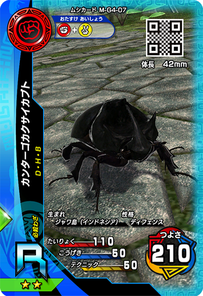 カンターゴカクサイカブト（M-G4-07）［R］
