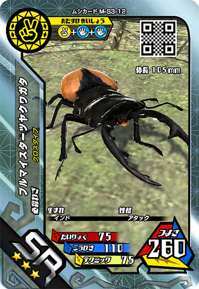 ブルマイスターツヤクワガタ（M-S3-12）［SR］