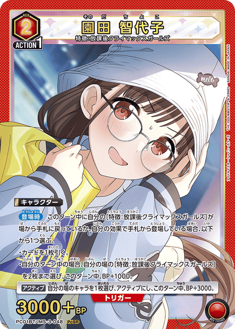 園田 智代子（PC01BT/IMS-3-048）［PcSR］
