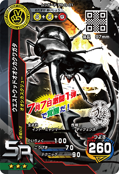ウエストウッドオオシカクワガタ（PR-G-01）［SR］