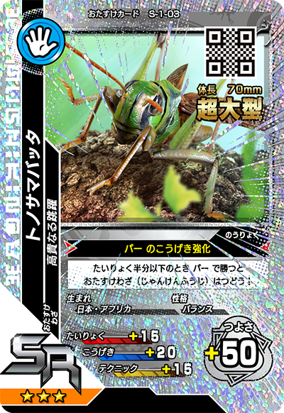 トノサマバッタ（S-1-03）［SR］