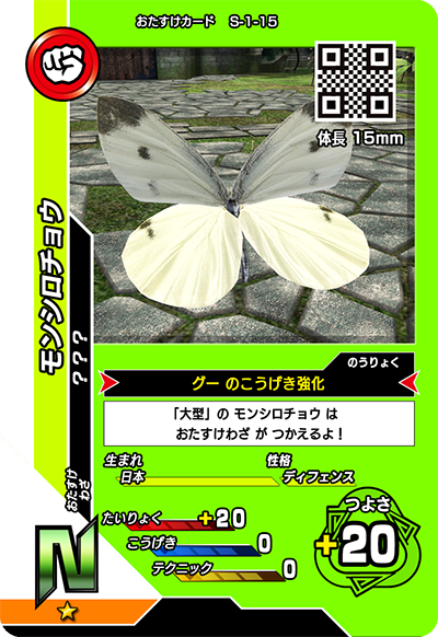 モンシロチョウ（S-1-15）［N］