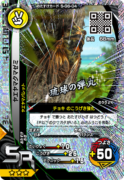 ヤエヤマクマゼミ（S-G6-04）［SR］