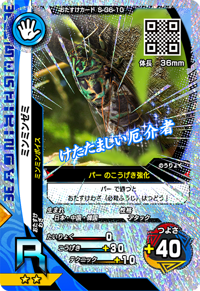 ミンミンゼミ（S-G6-10）［R］